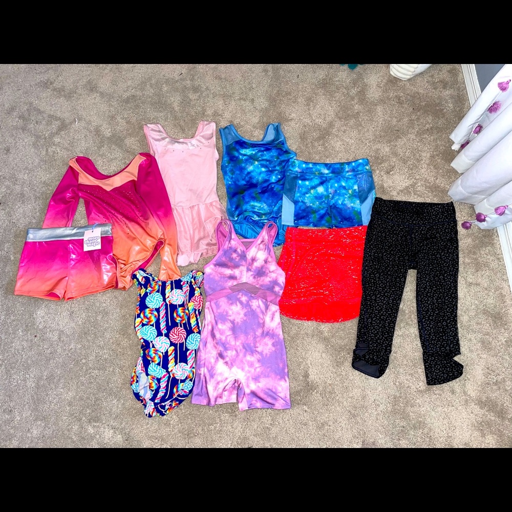 Gymnastics girls leotards